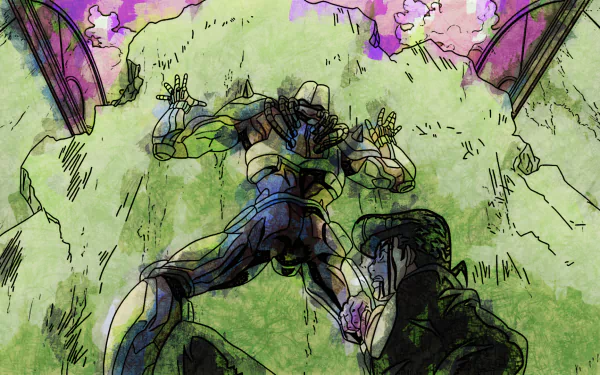 Crazy Diamond (Jojo's Bizarre Adventure) Josuke Higashikata Anime Jojo's Bizarre Adventure HD Desktop Wallpaper | Background Image