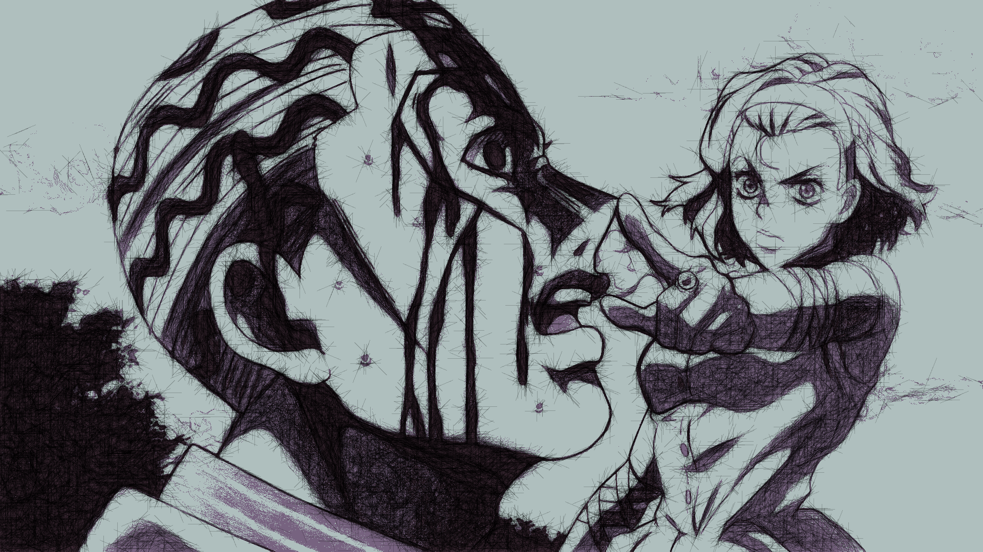 Download Kosaku Kawajiri Yoshikage Kira Reimi Sugimoto Anime Jojo's Bizarre Adventure HD Wallpaper by Terumi Nishii