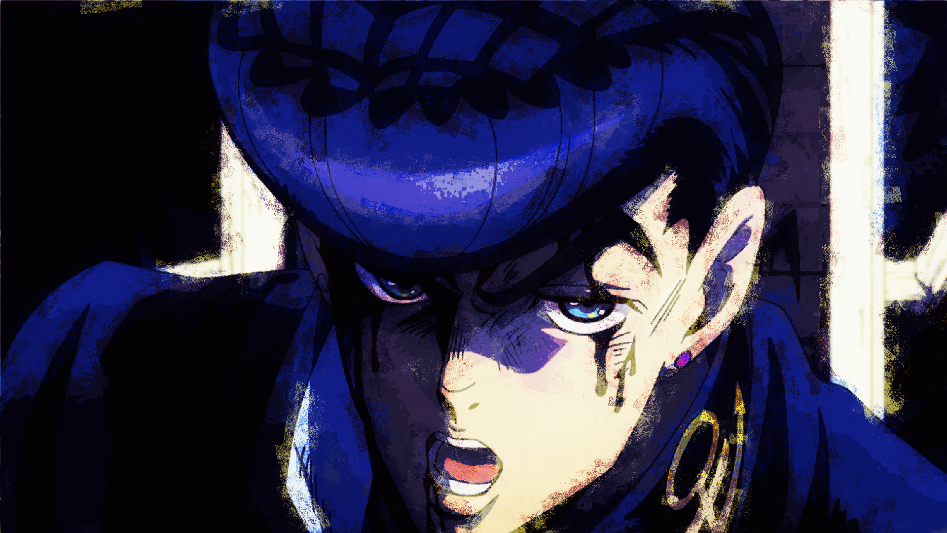 Download Josuke Higashikata Anime Jojo's Bizarre Adventure HD Wallpaper by Terumi Nishii