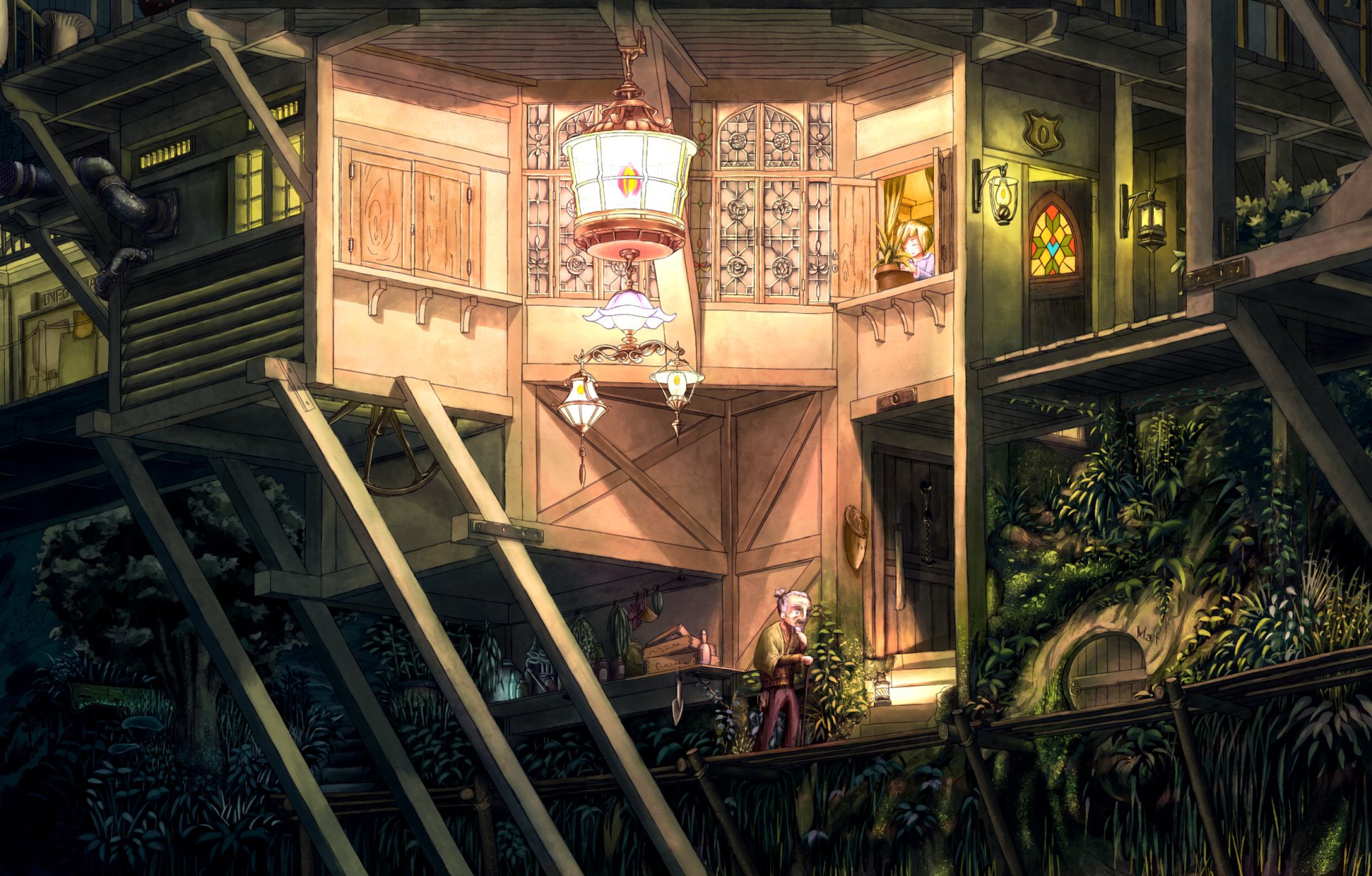 Download anime original hd wallpaper