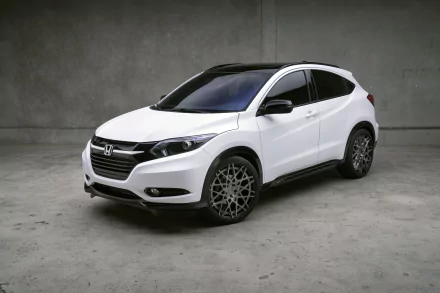 SUV white car car Honda vehicle Honda HR-V HD Desktop Wallpaper | Background Image