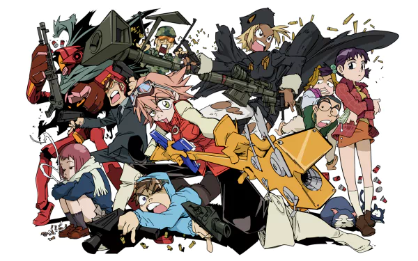 Anime FLCL HD Desktop Wallpaper | Background Image