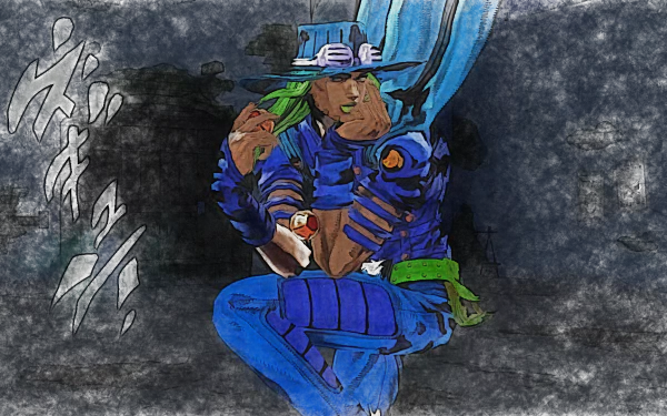 Gyro Zeppeli Anime Jojo's Bizarre Adventure HD Desktop Wallpaper | Background Image