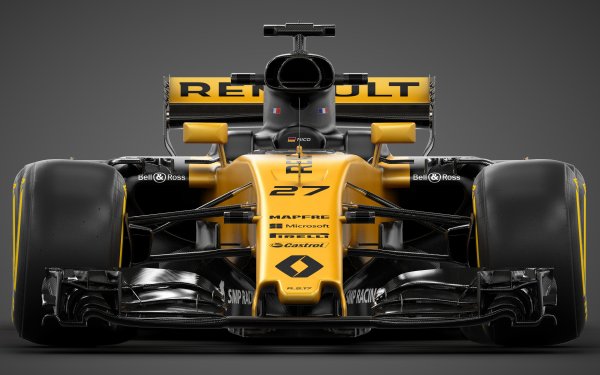 Sports F1 Racing Race Car Yellow Car Renault Renault R.S.17 Formula 1 HD Wallpaper | Background Image