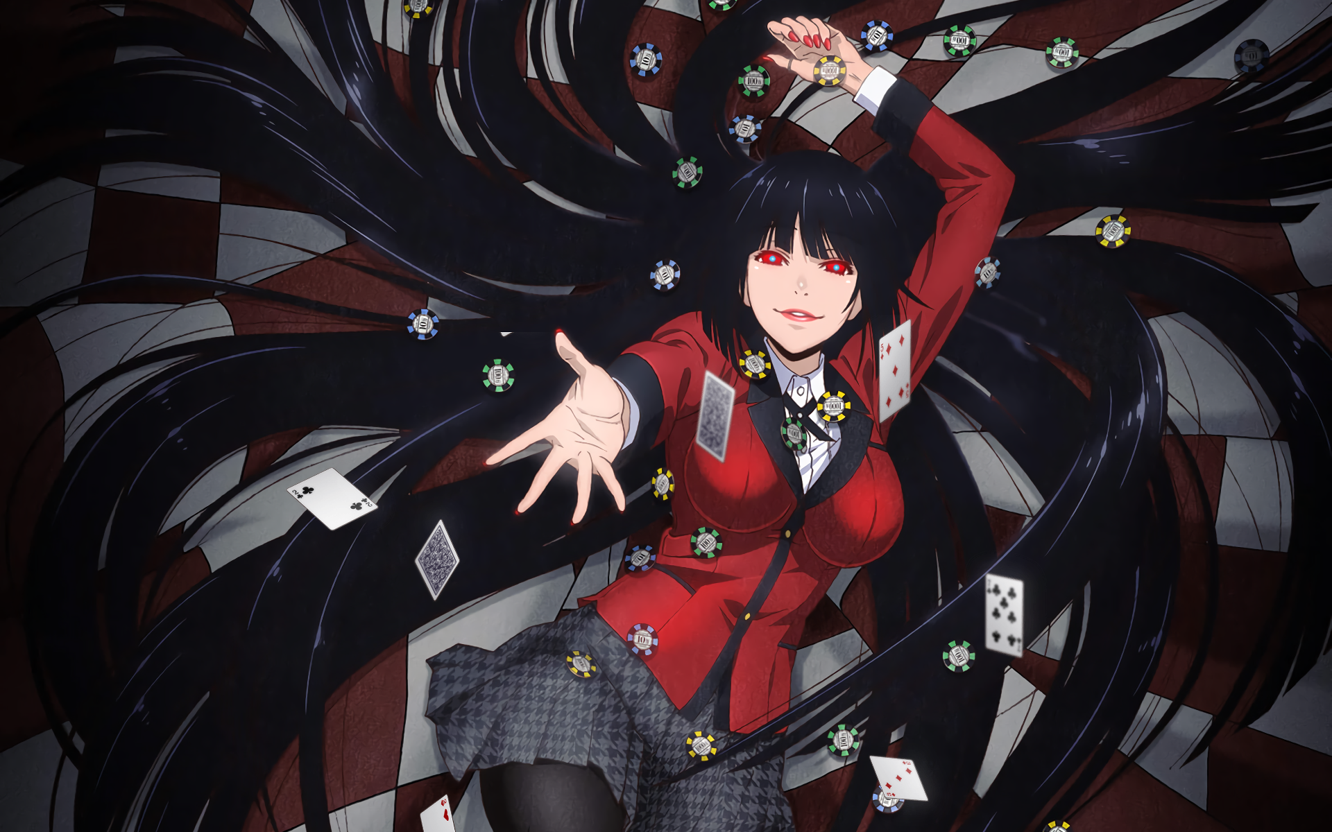 Yumeko Jabami Wallpaper Phone Technology