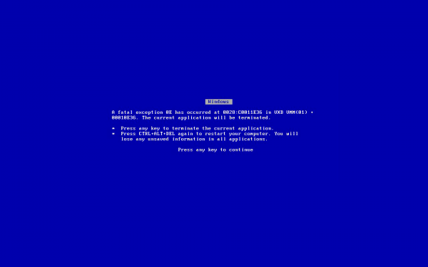 Technology Error Windows HD Wallpaper | Background Image