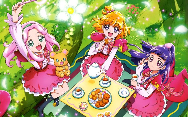 Anime Pretty Cure! Izayoi Riko Asahina Mirai Ha-chan HD Wallpaper | Background Image