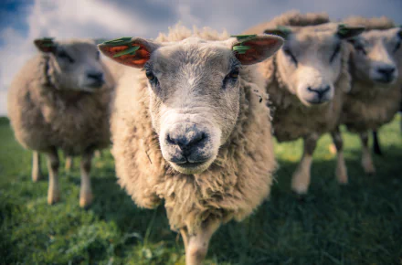 Animal sheep HD Desktop Wallpaper | Background Image