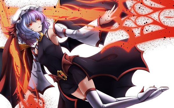 Anime Touhou Remilia Scarlet HD Wallpaper | Background Image