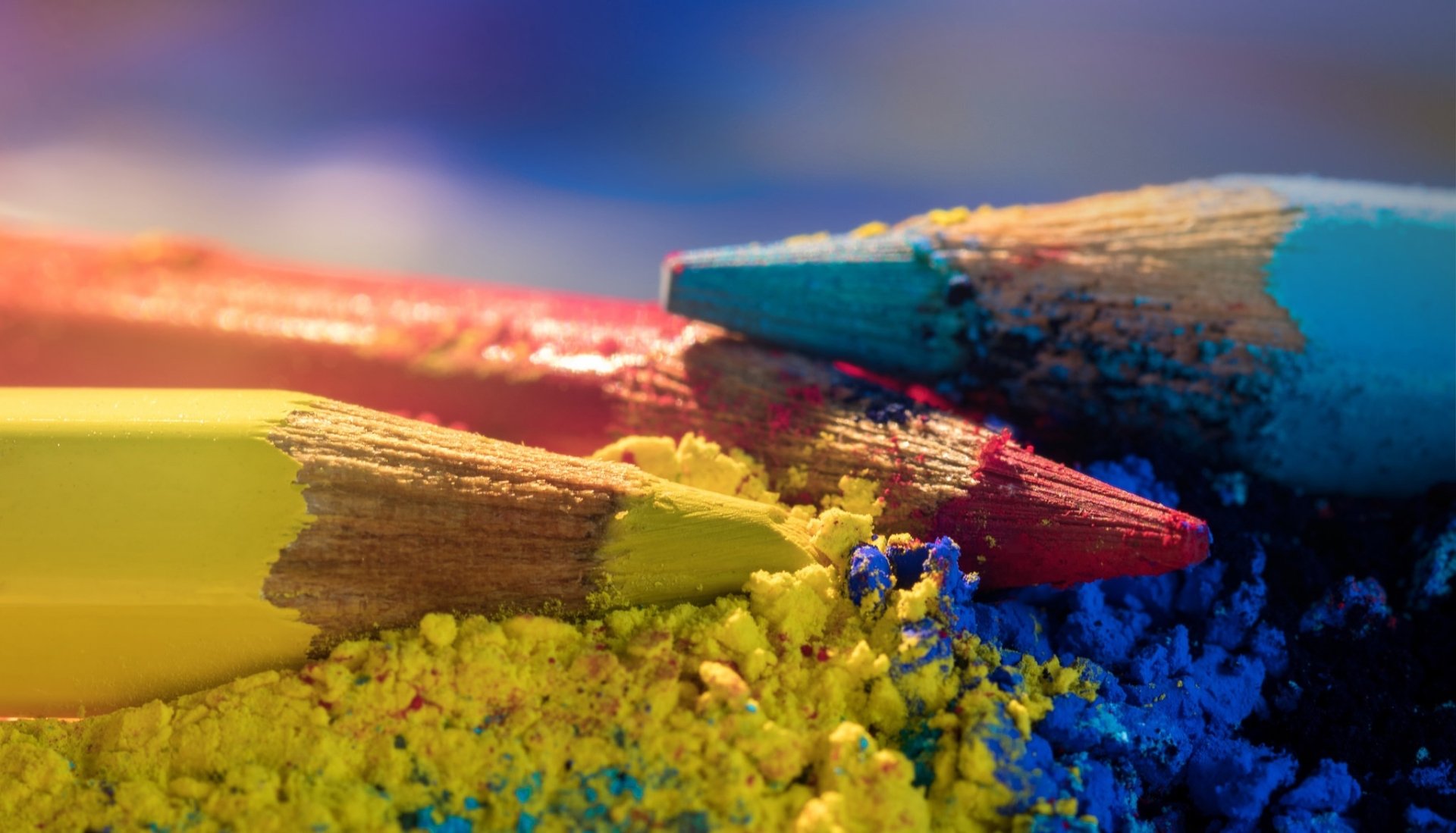 Download Colors Macro Photography Pencil HD Wallpaper