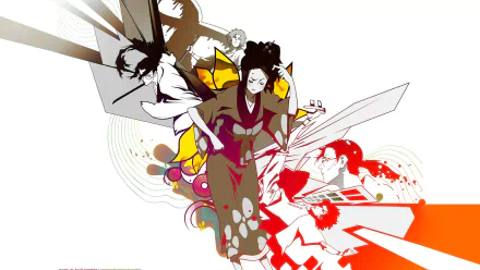 Fuu (Samurai Champloo) Mugen (Samurai Champloo) Jin (Samurai Champloo) Anime Samurai Champloo HD Desktop Wallpaper | Background Image