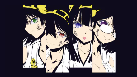 Kirishima (Kancolle) Haruna (Kancolle) Hiei (Kancolle) Kongou (Kancolle) Anime Kantai Collection HD Desktop Wallpaper | Background Image