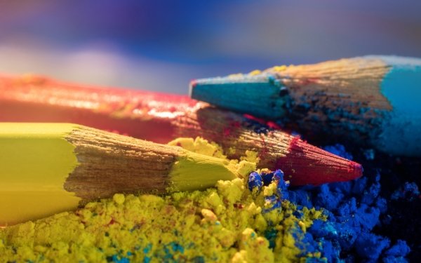 Photography Pencil Macro Colors HD Wallpaper | Background Image