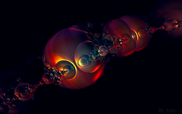Abstract Sphere Fractal HD Wallpaper | Background Image