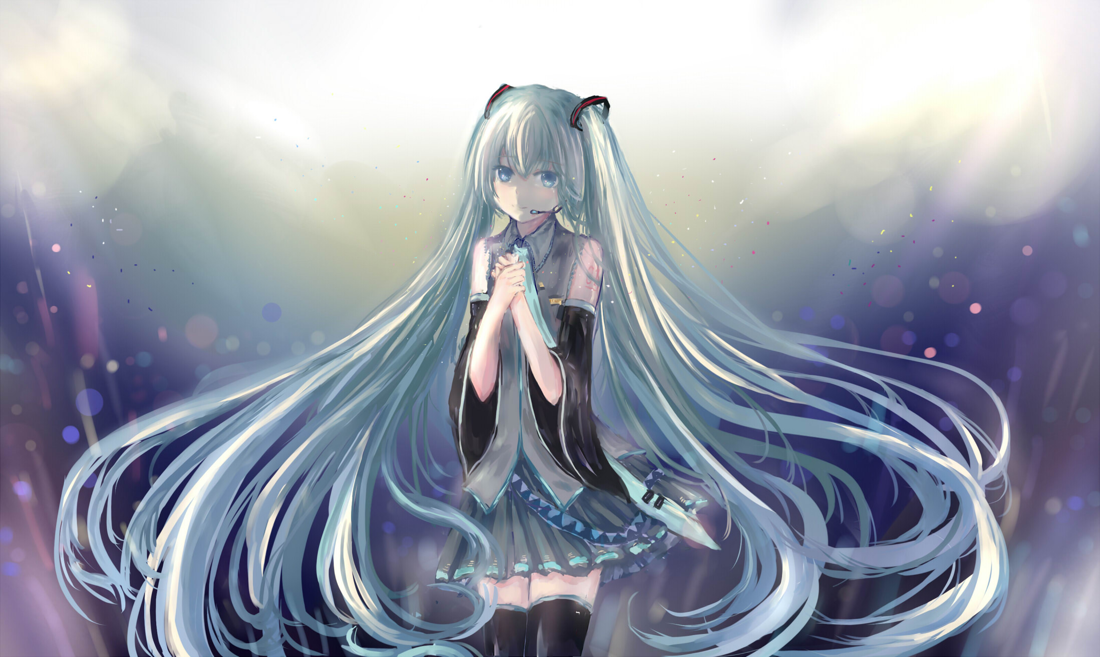 Download Hatsune Miku Anime Vocaloid HD Wallpaper