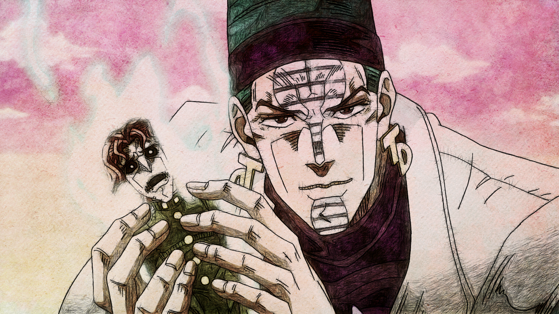 Download Noriaki Kakyoin Terence T. Darby Anime Jojo's Bizarre Adventure HD Wallpaper