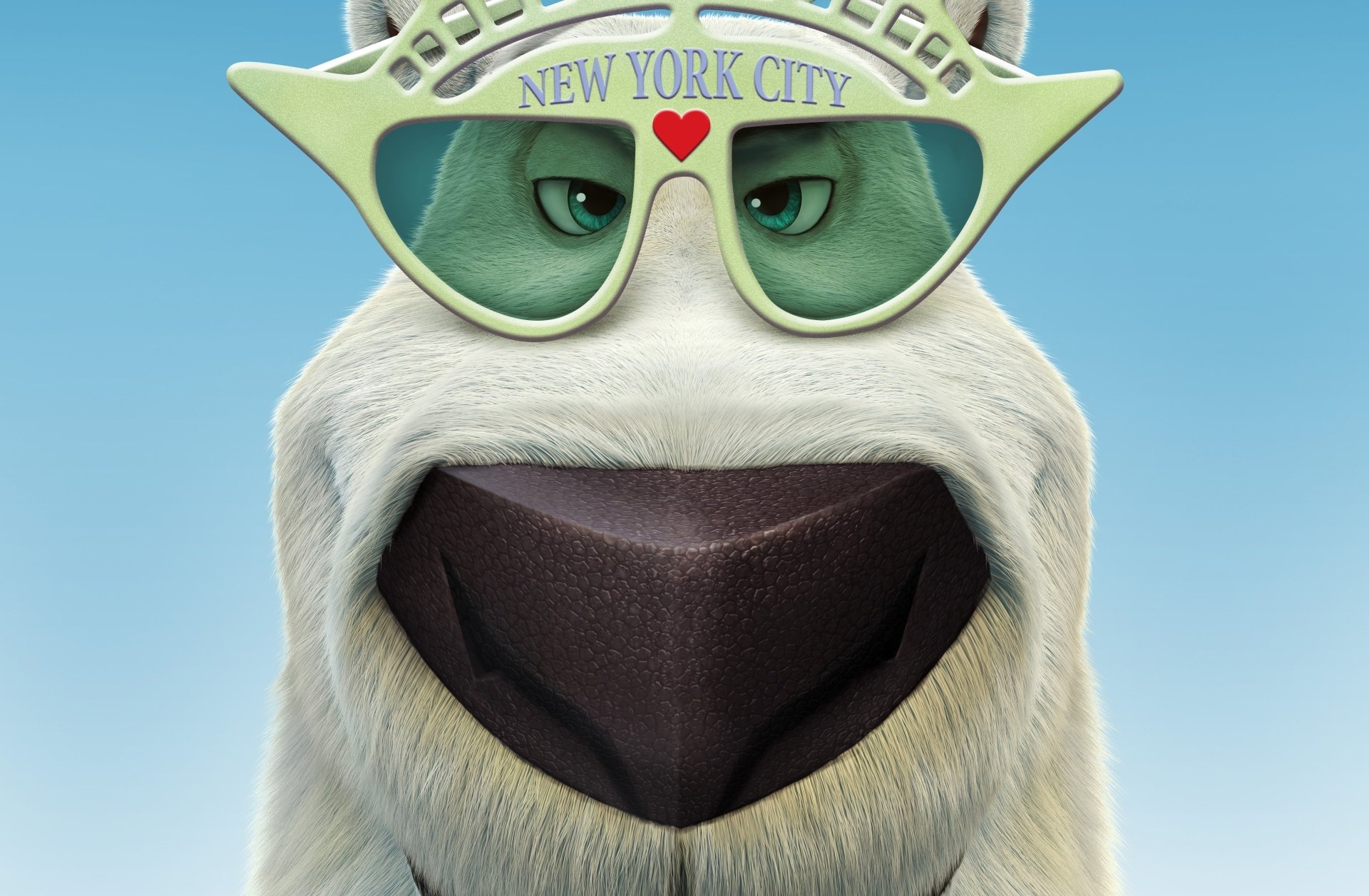 Download Sunglasses Polar Bear Movie Norm Of The North 4k Ultra HD Wallpaper