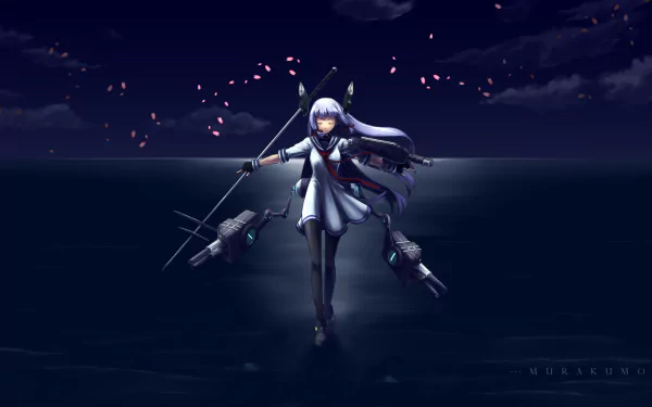 Murakumo (Kancolle) Anime Kantai Collection HD Desktop Wallpaper | Background Image