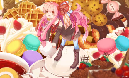 Kotonoha Akane Anime Vocaloid HD Desktop Wallpaper | Background Image