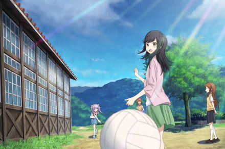 Anime Non Non Biyori HD Desktop Wallpaper | Background Image