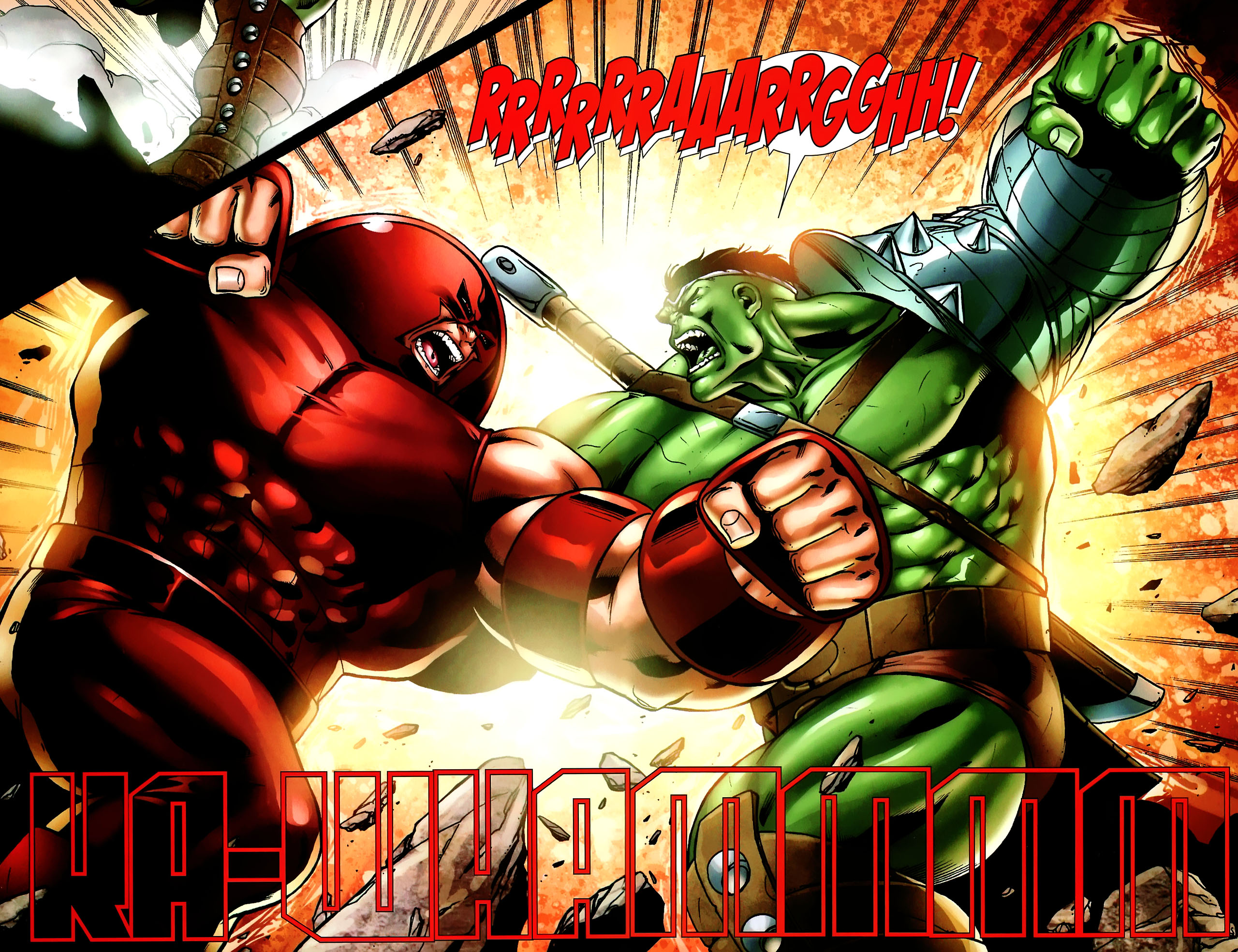 Juggernaut from Marvel Comics in HD desktop wallpaper.