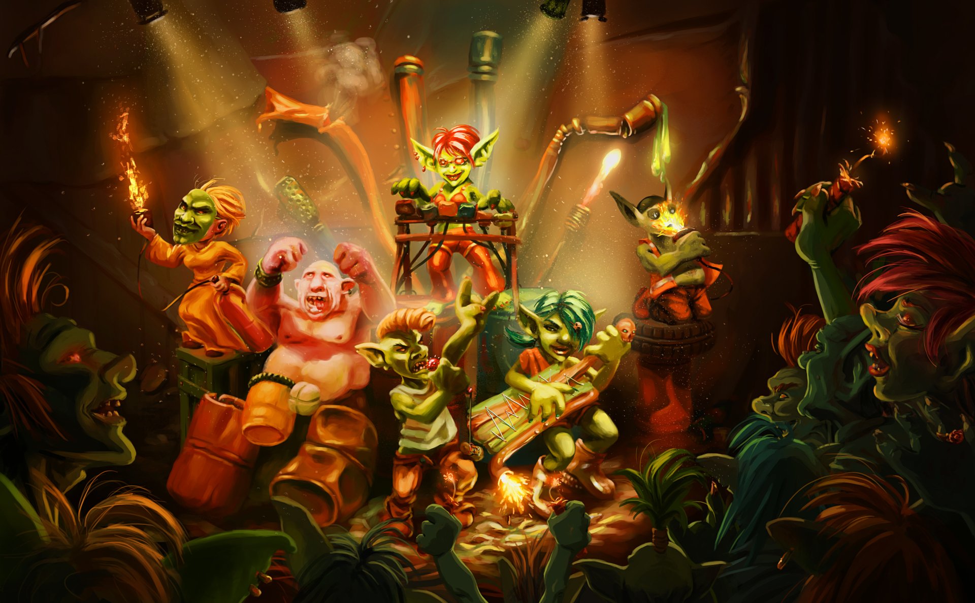 Download Music Troll Video Game Hearthstone: Heroes Of Warcraft HD Wallpaper
