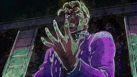 Yoshikage Kira Anime Jojo's Bizarre Adventure HD Desktop Wallpaper | Background Image