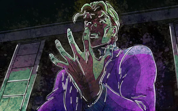 Yoshikage Kira Anime Jojo's Bizarre Adventure HD Desktop Wallpaper | Background Image