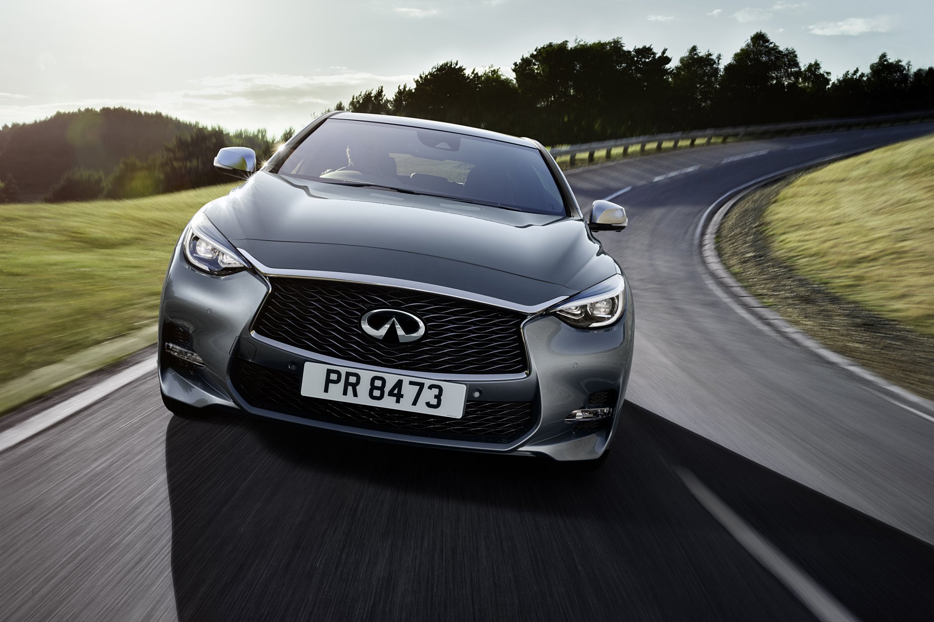Download Silver Car Car Infiniti Vehicle Infiniti Q30 HD Wallpaper