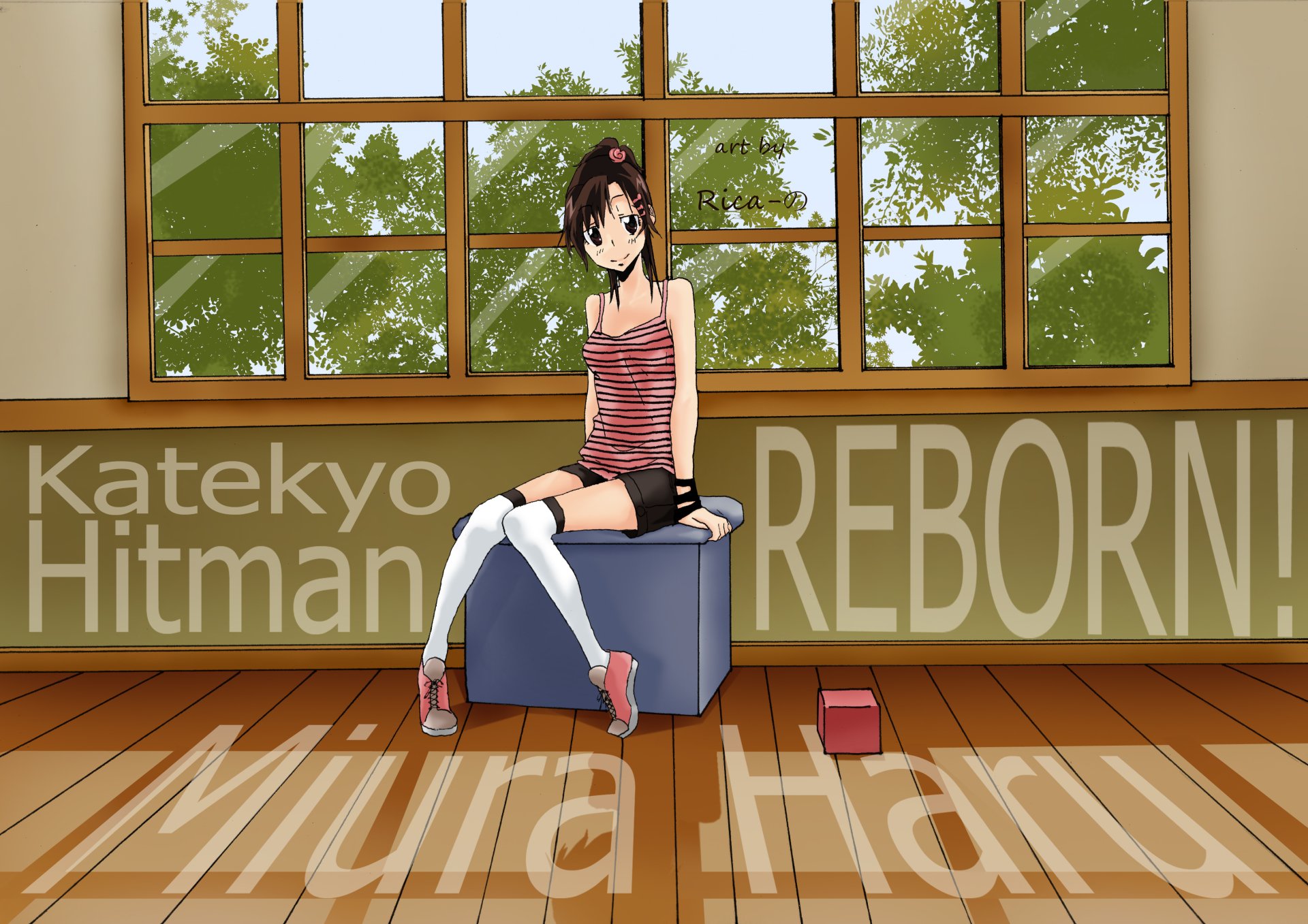 Download Haru Miura Anime Katekyō Hitman Reborn! HD Wallpaper by Rica