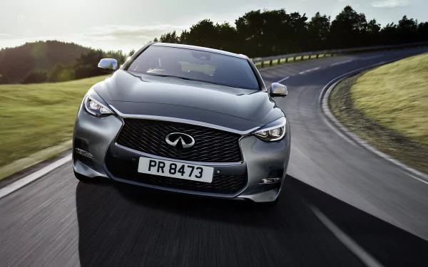 silver car car Infiniti vehicle Infiniti Q30 HD Desktop Wallpaper | Background Image
