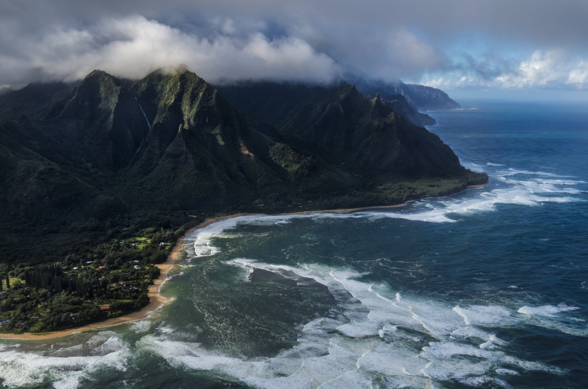 Download Horizon Cloud Mountain Sea Ocean Coast Nature Coastline HD ...
