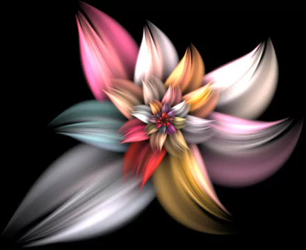  Abstract Flower by TheLionofOZ