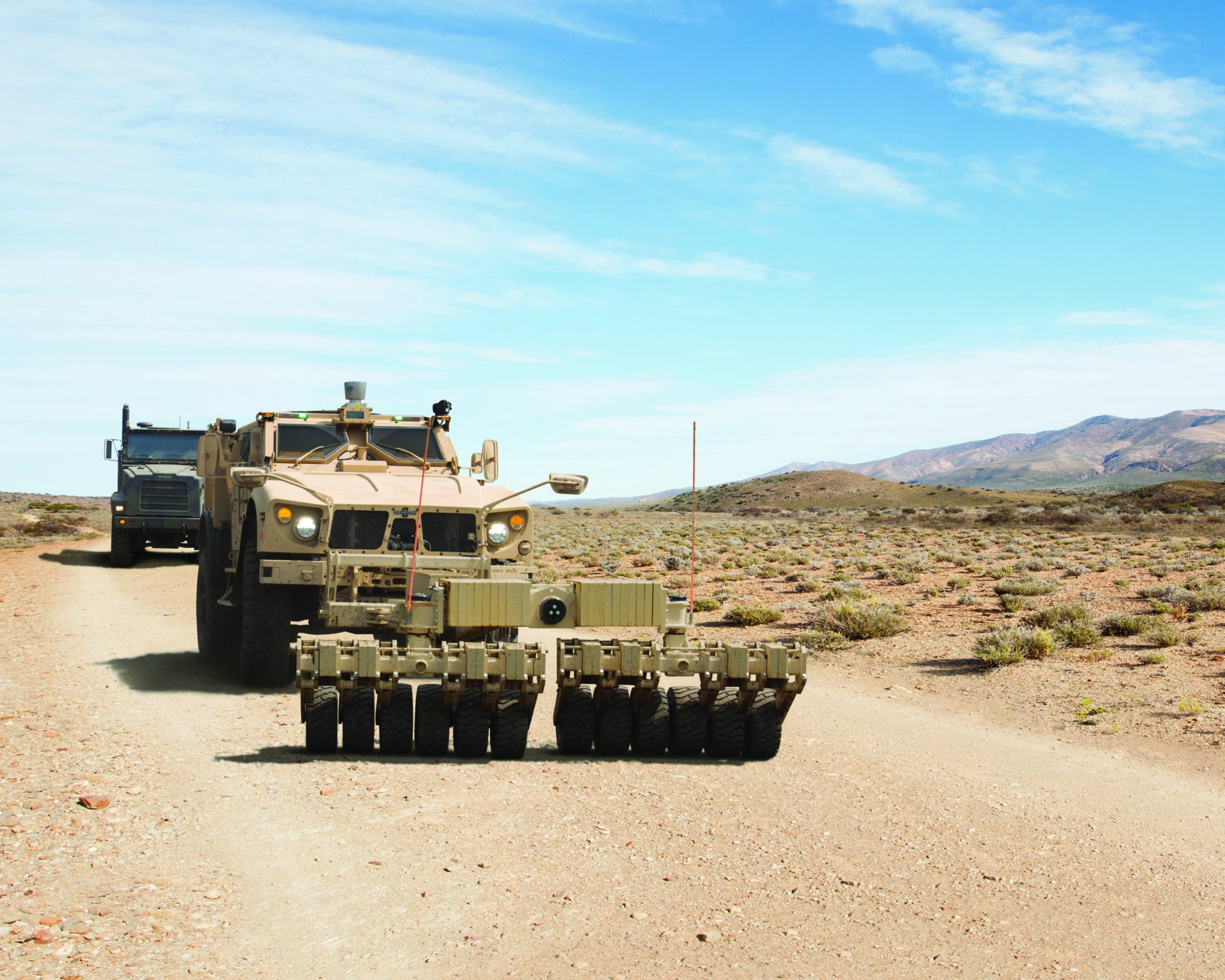 Download Unmanned Ground Vehicle Drone TerraMax Oshkosh Defense Military Unmanned Ground Vehicles HD Wallpaper by Oshkosh Defense