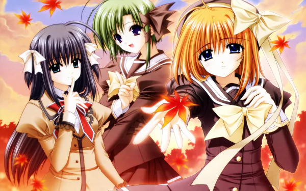 Yae Sakura (Shuffle!) Asa Shigure Kaede Fuyou Anime Shuffle! HD Desktop Wallpaper | Background Image