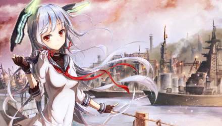 Murakumo (Kancolle) Anime Kantai Collection HD Desktop Wallpaper | Background Image