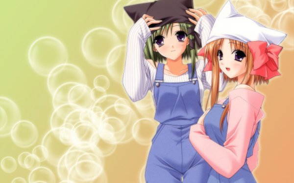 Anime Shuffle! Asa Shigure Ama Shigure HD Wallpaper | Background Image