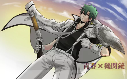 Aoharu × Kikanjū Anime HD Desktop Wallpaper | Background Image