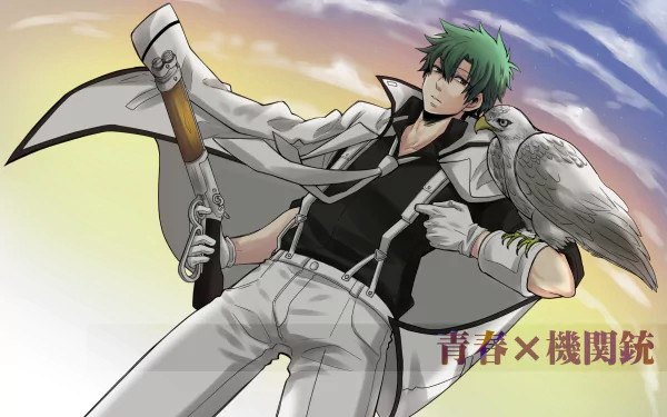 Aoharu × Kikanjū Anime HD Desktop Wallpaper | Background Image