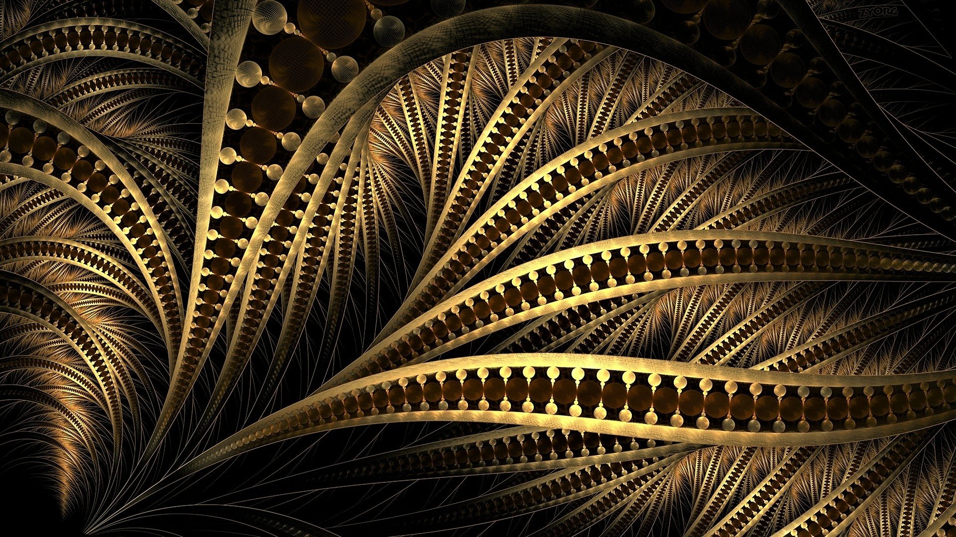 Download Brown Abstract Fractal HD Wallpaper by zy0rg