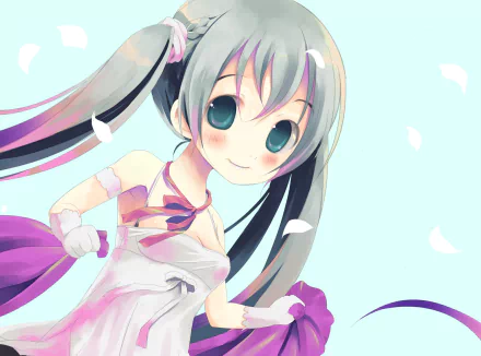 Hatsune Miku Anime Vocaloid HD Desktop Wallpaper | Background Image