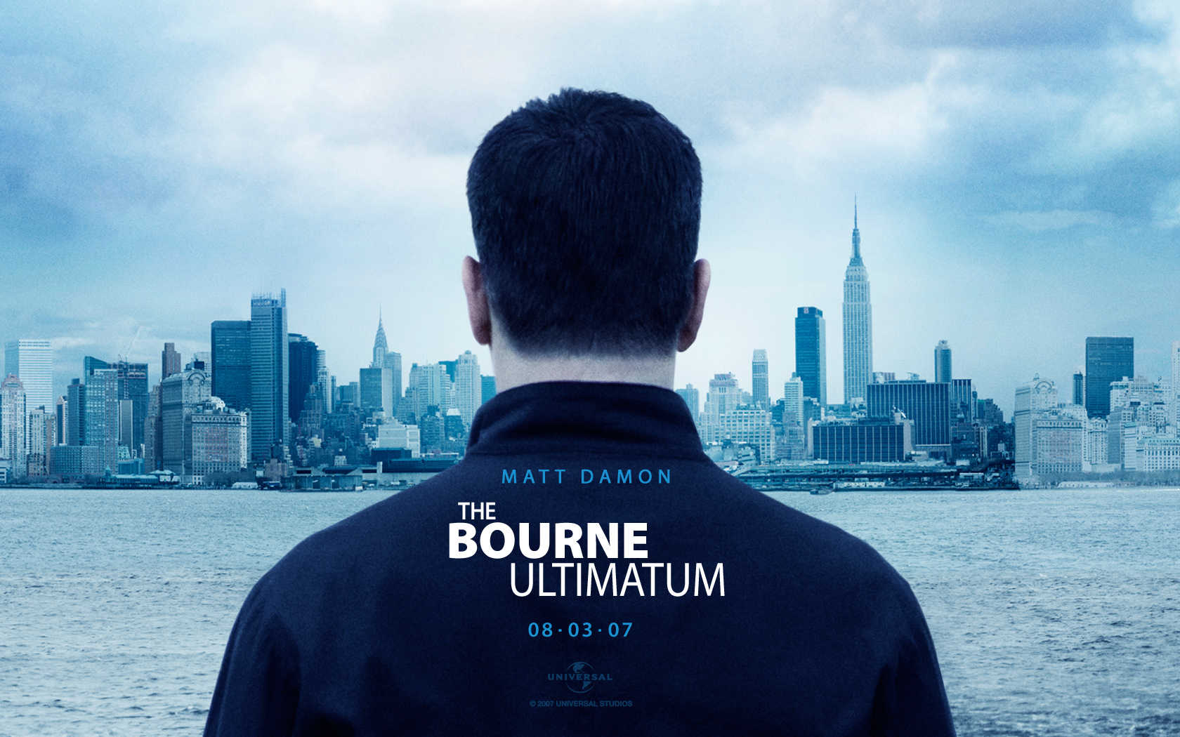 Bourne: Matt Damon in HD desktop wallpaper.
