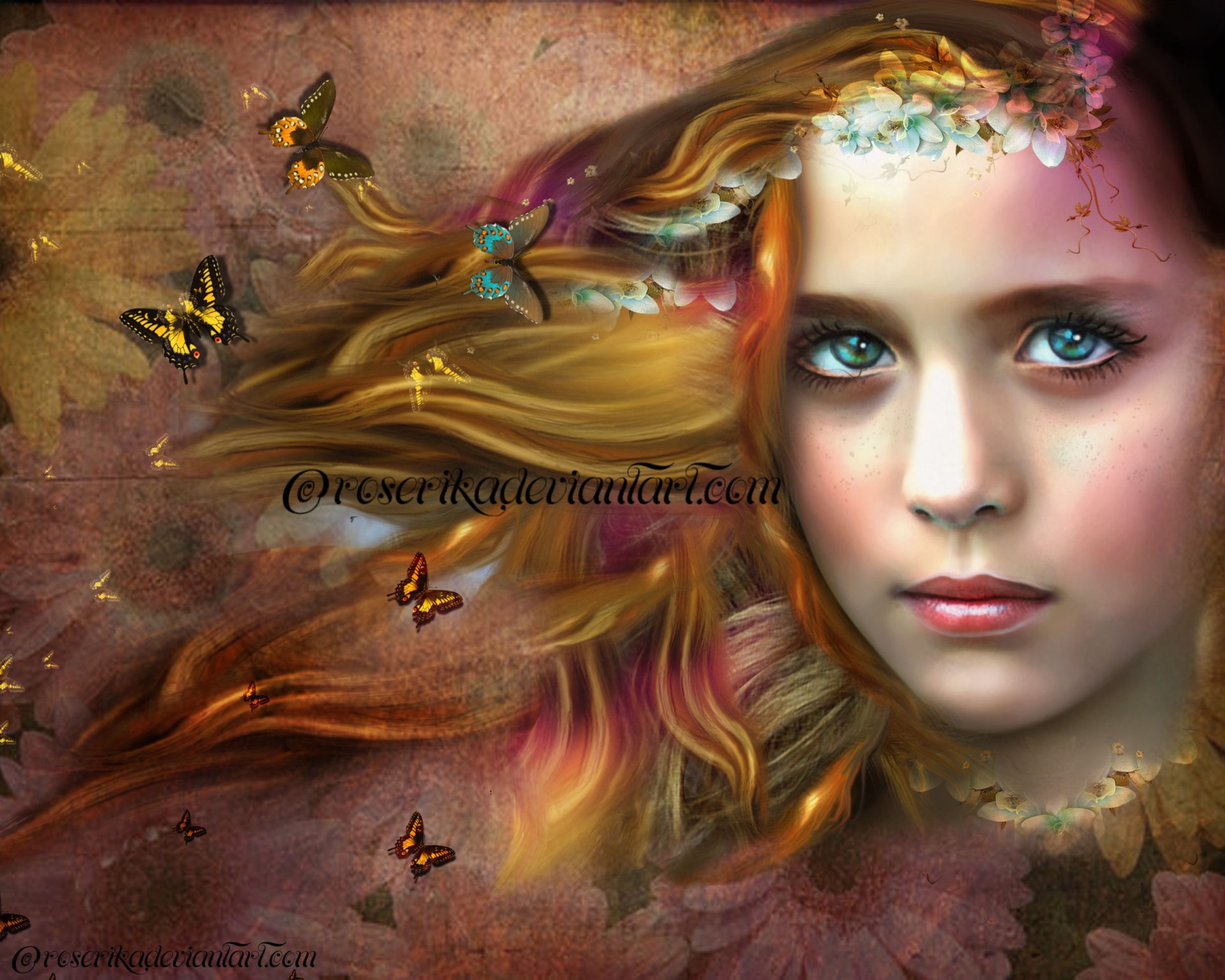 Butterfly Girl by roserika