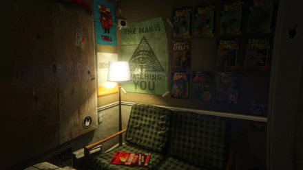 sofa lamp video game Grand Theft Auto V HD Desktop Wallpaper | Background Image