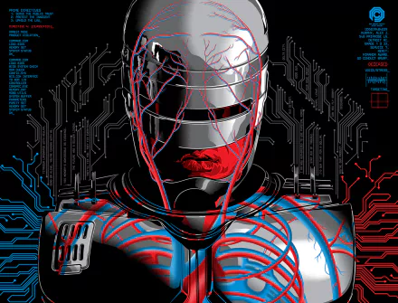 retrowave retro RoboCop movie Robocop (1987) HD Desktop Wallpaper | Background Image