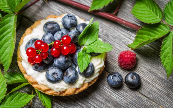 tart blueberry berry fruit pastry food dessert HD Desktop Wallpaper | Background Image
