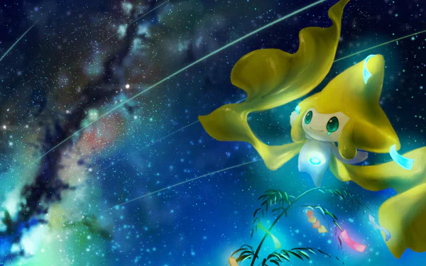 Jirachi (Pokémon) Anime Pokemon HD Desktop Wallpaper | Background Image
