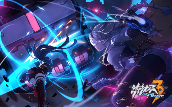 Raiden Mei Kiana Kaslana Anime Benghuai Xueyuan HD Desktop Wallpaper | Background Image