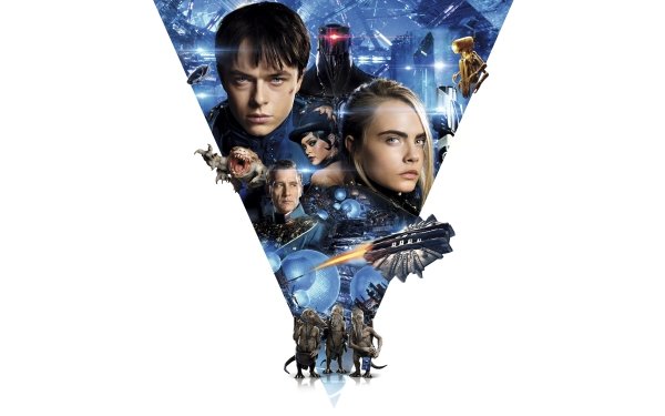 Movie Valerian and the City of a Thousand Planets Cara Delevingne Dane DeHaan Rihanna HD Wallpaper | Background Image