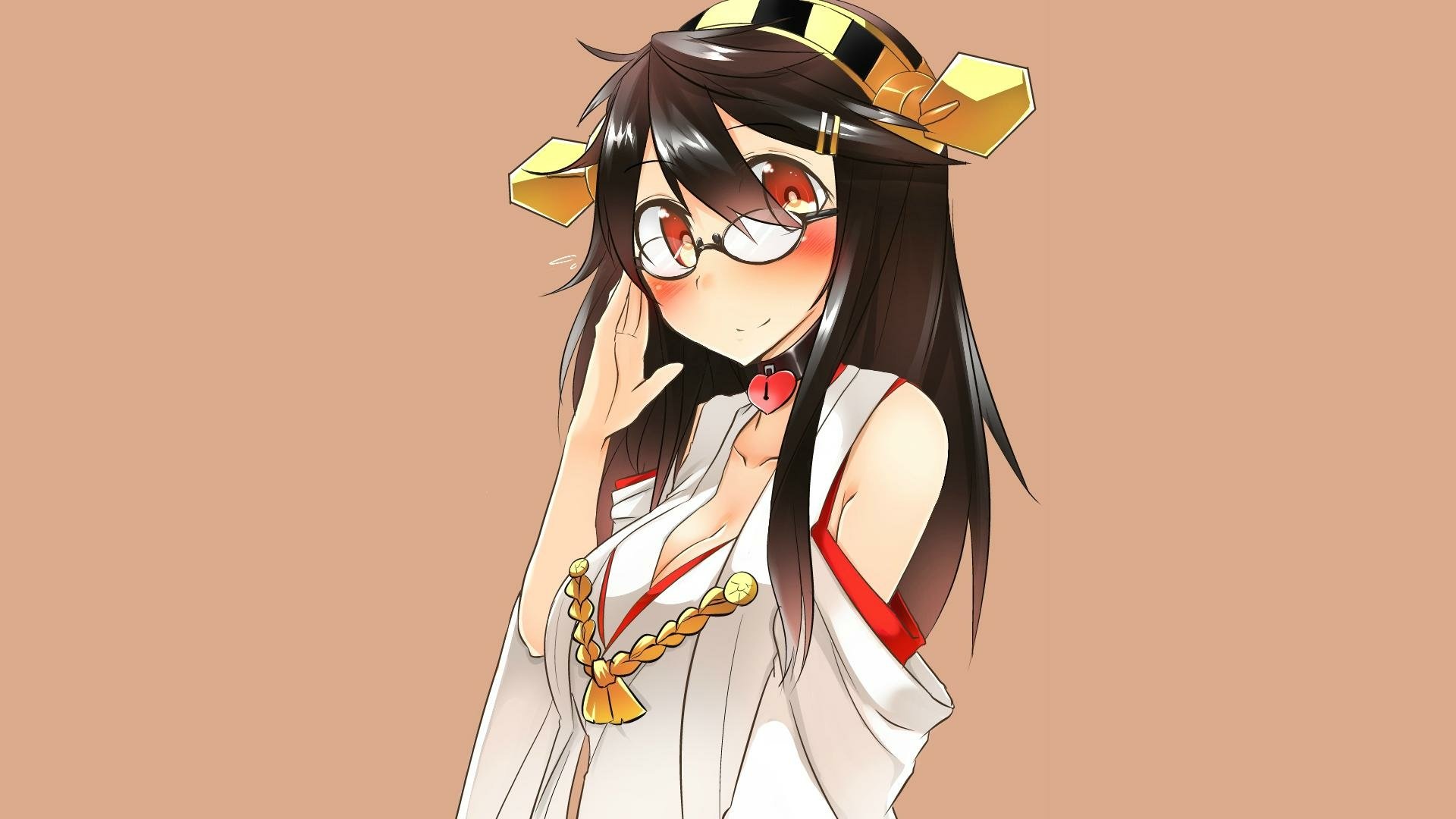 Download Haruna (Kancolle) Anime Kantai Collection HD Wallpaper